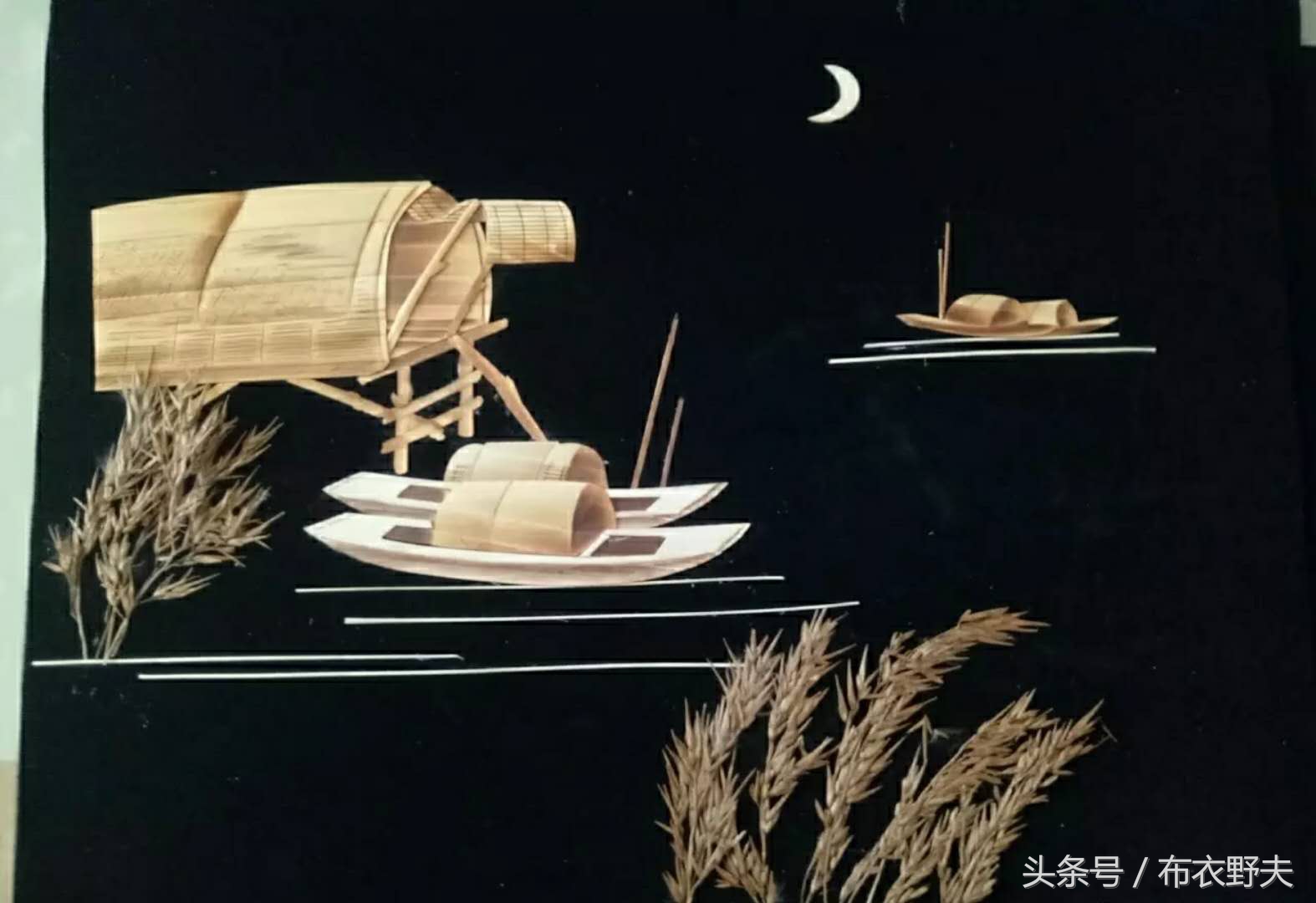 柳云霞作品,柳云霞麦秆画欣赏