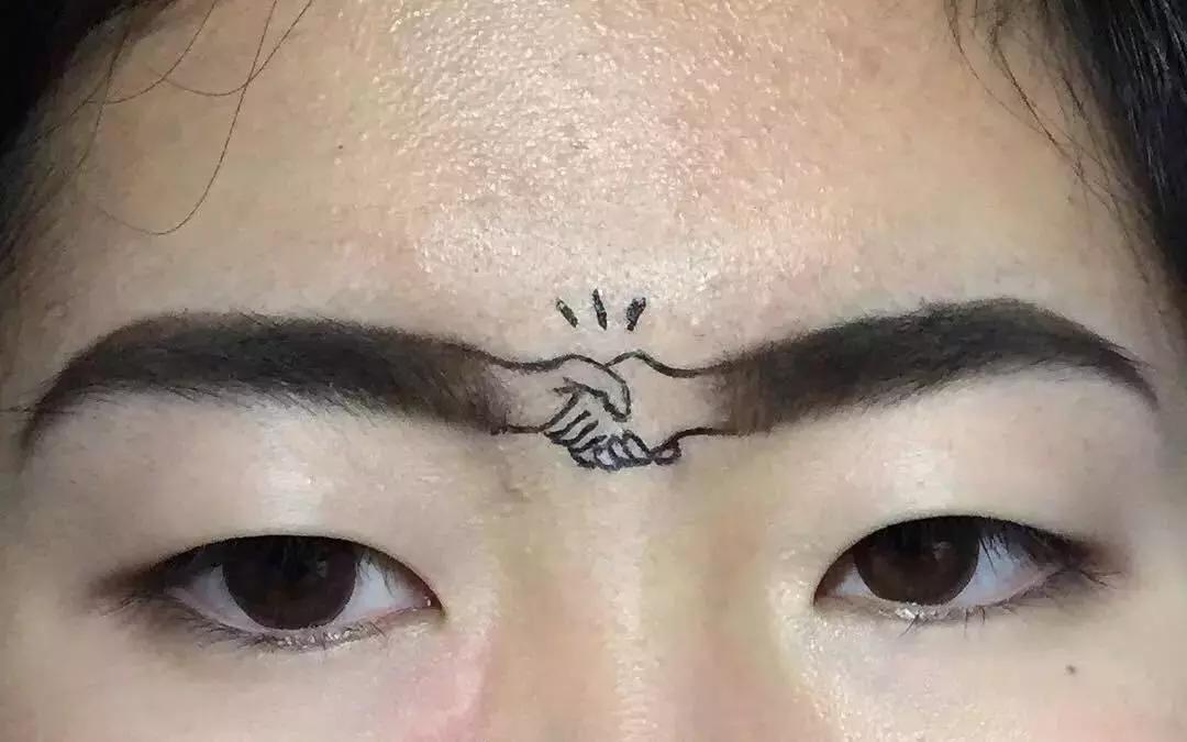 很奇特的眉毛,眉形不好怎么画眉毛