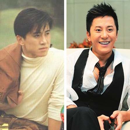 8090年代明星今昔对比,40多位港台歌星今昔对比