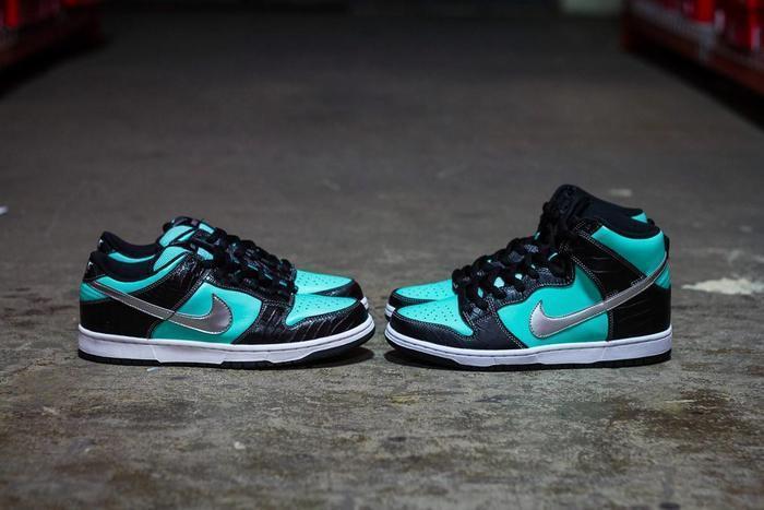 蓝色的球鞋大盘点,蒂芙尼蓝球鞋