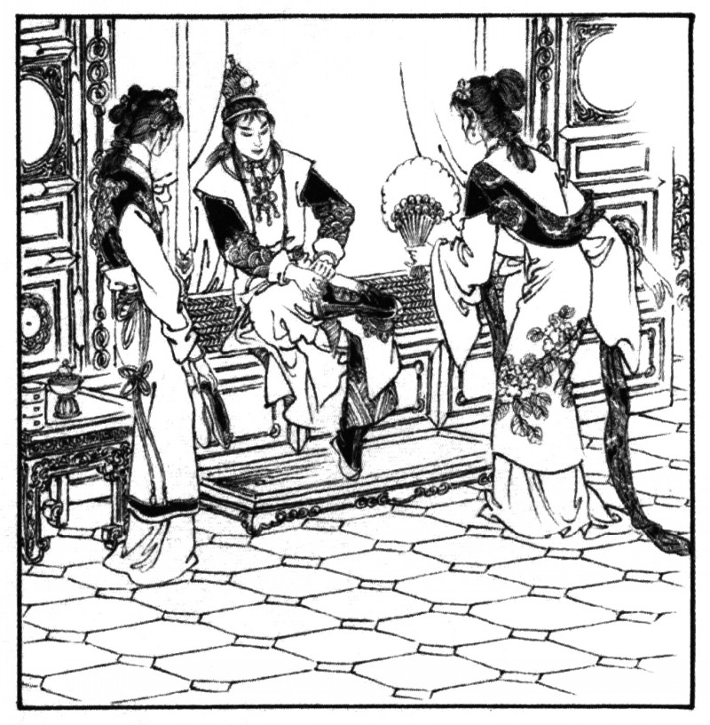 项维仁人物线描画稿,项维仁线描仕女新作集萃