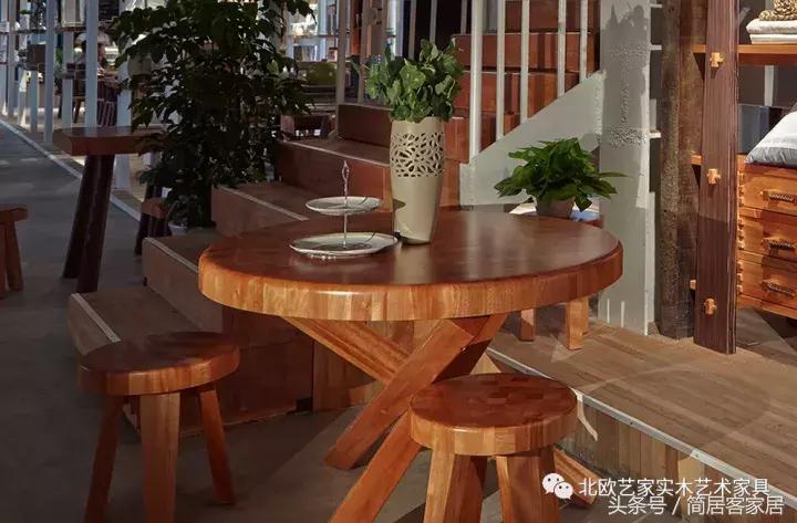 圆餐桌艺术,简美风格圆餐桌