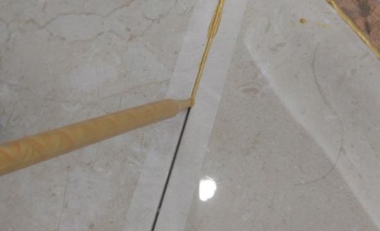 美缝石膏填缝,留了美缝的缝隙能够用水泥填缝吗