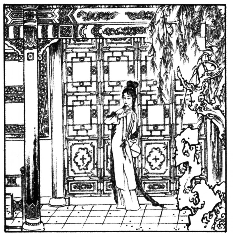 项维仁人物线描画稿,项维仁线描仕女新作集萃