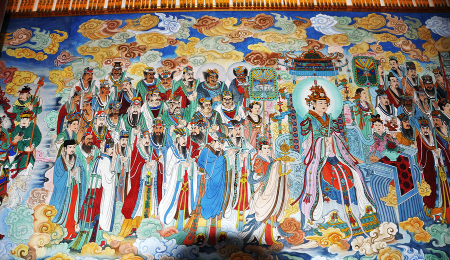 中国神仙体系和道教神仙体系,中国道教神仙谱系全图大全