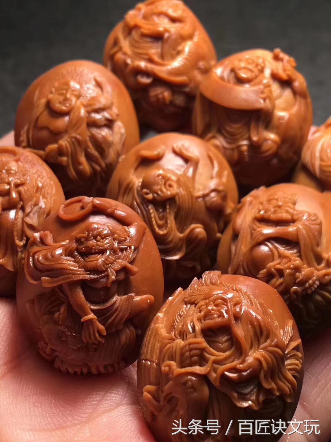 橄榄核十八罗汉怎么辨认,橄榄核十八罗汉的盘玩方法