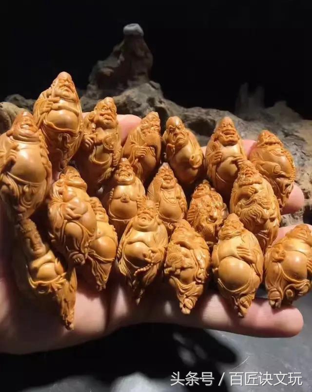 橄榄核十八罗汉怎么辨认,橄榄核十八罗汉的盘玩方法