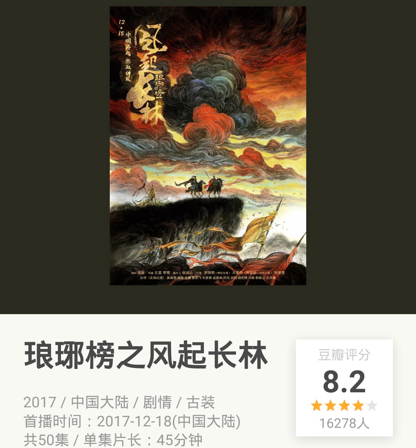 琅琊榜之风起长林全集解说完全,琅琊榜之风起长林