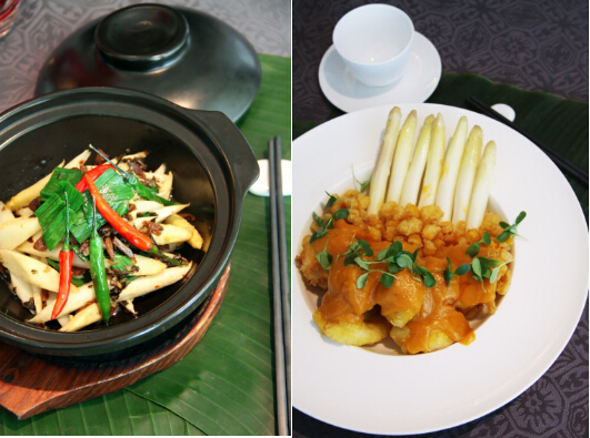 希尔顿白芦笋图片,希尔顿寻鲜之旅