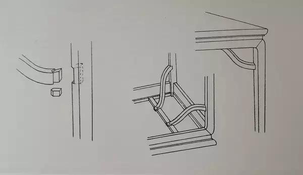 霸王枨榫卯结构图,粽角榫内部结构