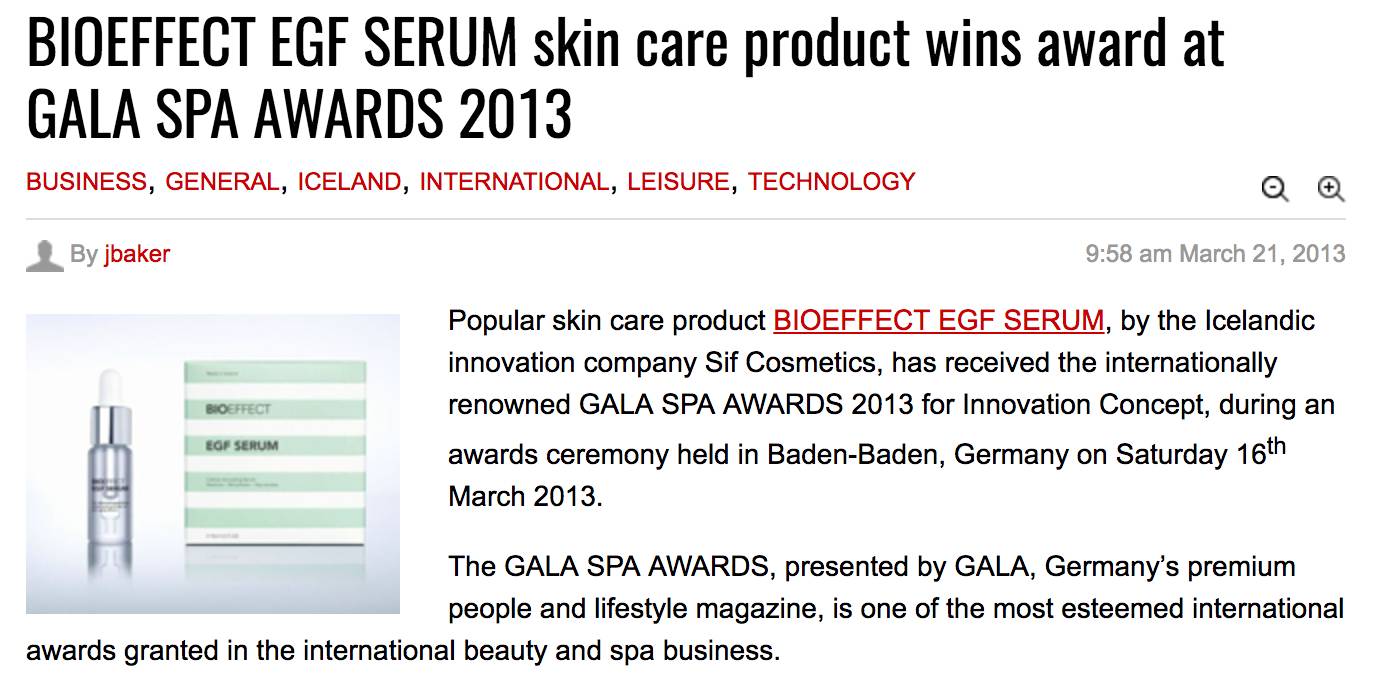 美容界唯一诺贝尔奖认证，老佛爷随身带，冰岛国宝小魔瓶，好莱坞众明星追捧！