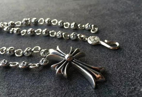 克罗心项链22k金新款,使徒行者2周柏豪克罗心项链