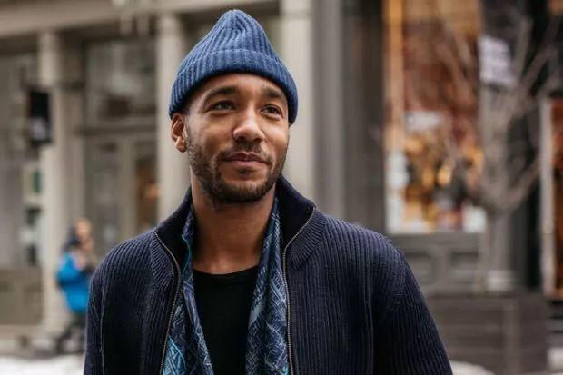 戴冬季毛线帽的正确方法,冬天保暖毛线帽护耳