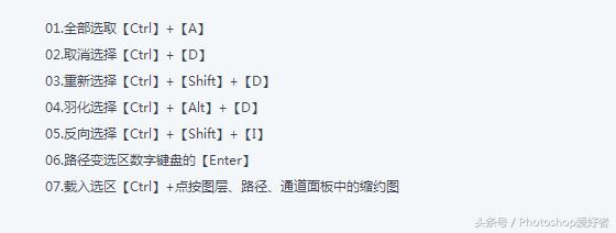 ps快捷键大全完全版,ps填充前景色快捷键是什么
