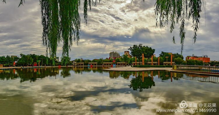 鹤壁淇河风光,鹤壁淇河夜景真实照片