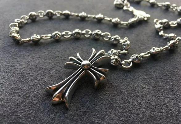 克罗心项链22k金新款,使徒行者2周柏豪克罗心项链