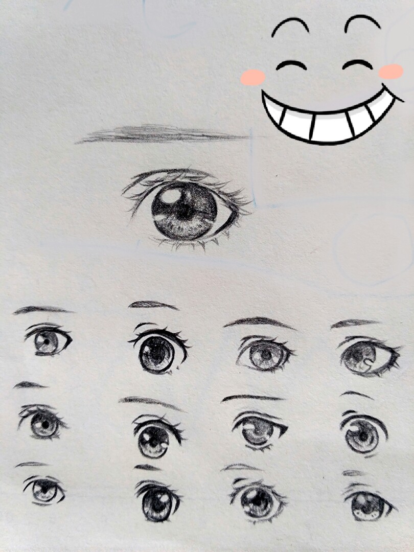 教你学画眼睛简单又漂亮,教你画三种风格的眼睛绘画教程
