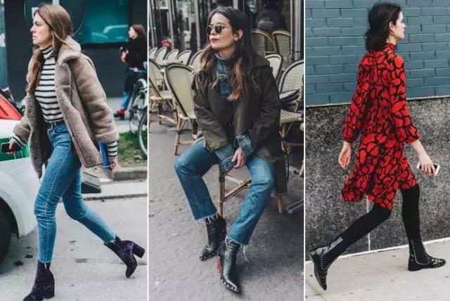 合适冬天小女生穿的黑色马丁靴,合适年轻小姐姐穿的衣服