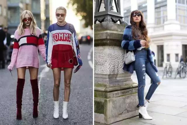 合适冬天小女生穿的黑色马丁靴,合适年轻小姐姐穿的衣服