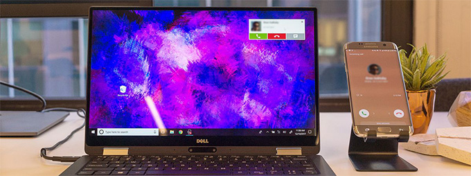 CES2018｜在电脑接听手机来电上戴尔对苹果安卓一视同仁