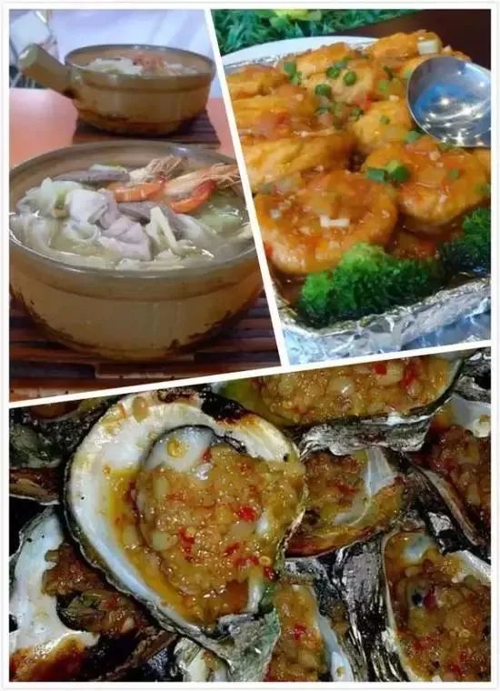 广西那良镇美食街,广西北海银滩美食街