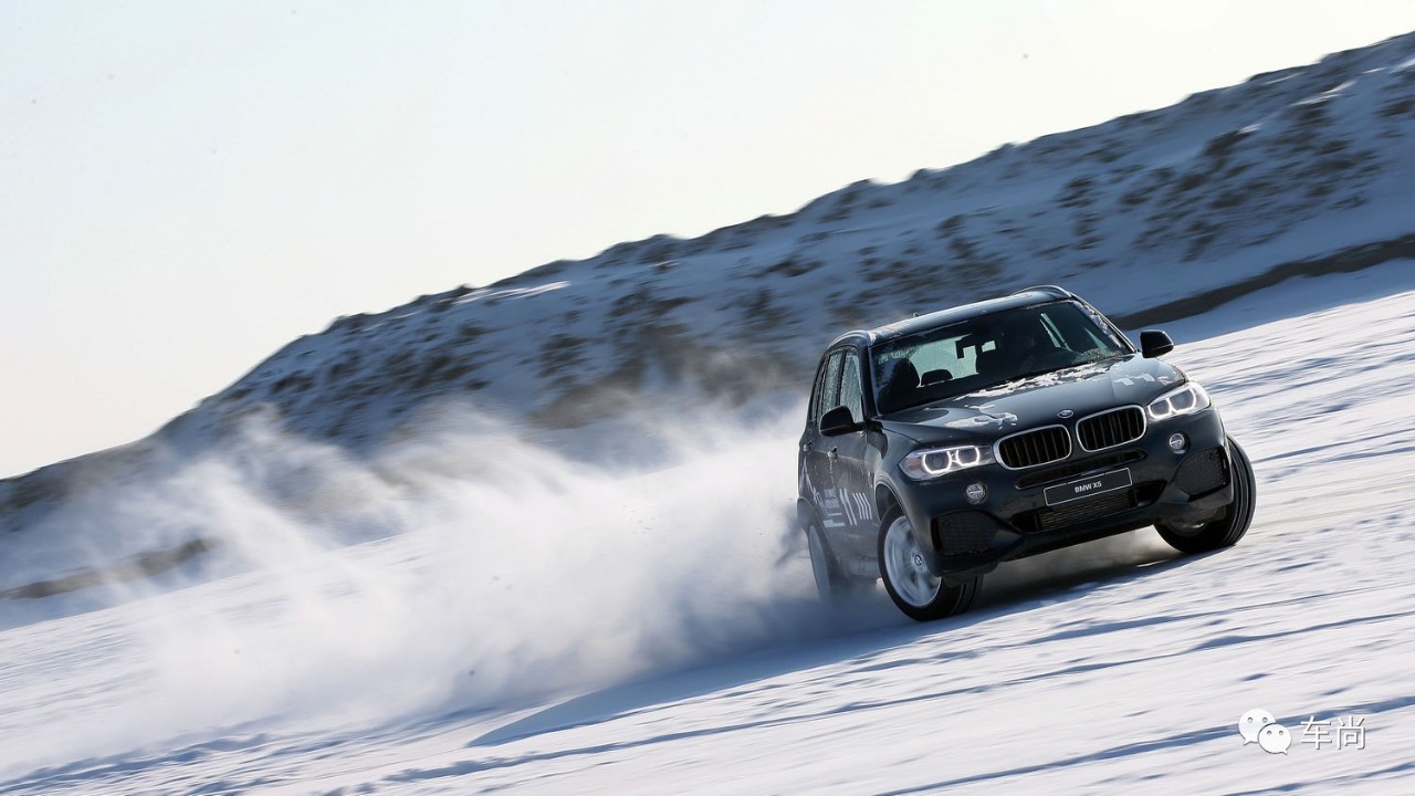 在北国，赏宝马的冰雪之Wu