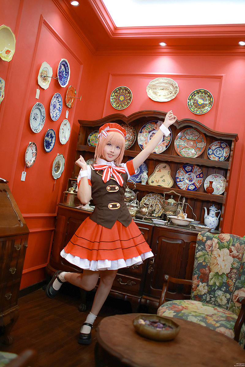 宇治松千夜cos眼妆,宇治松千夜粘土人