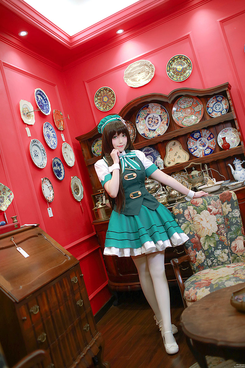 宇治松千夜cos眼妆,宇治松千夜粘土人