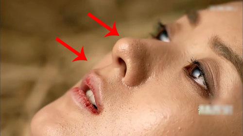 明星生图皮肤质感,明星皱纹变化图片女