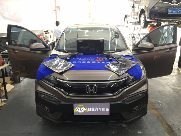 中山本田xrv喇叭改装,本田xrv隔音改装东莞