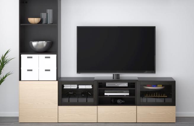 宜家的贝达电视柜怎么加灯带,宜家贝达电视柜带支撑脚吗