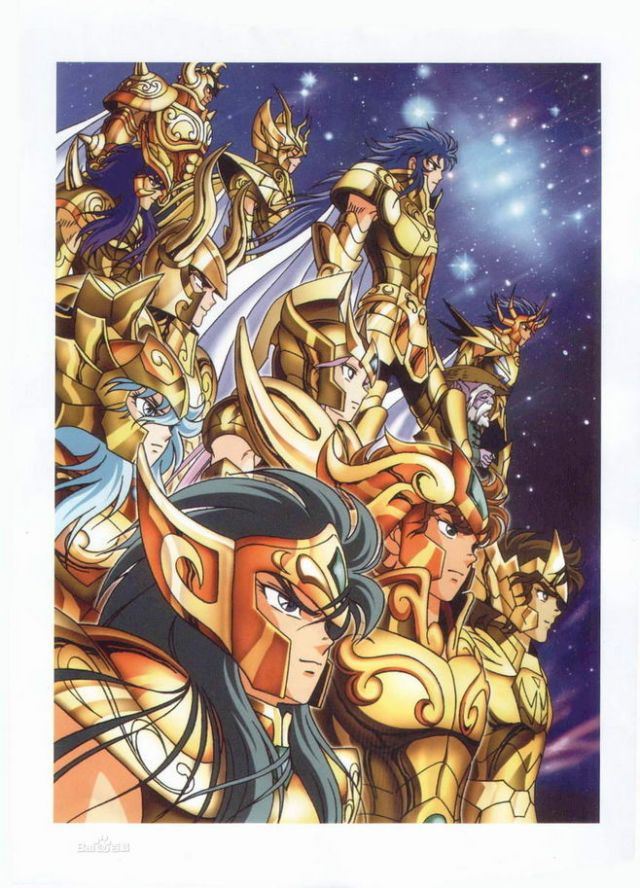 十二星座黄金圣斗士圣衣模型,黄金圣斗士十二星座圣衣