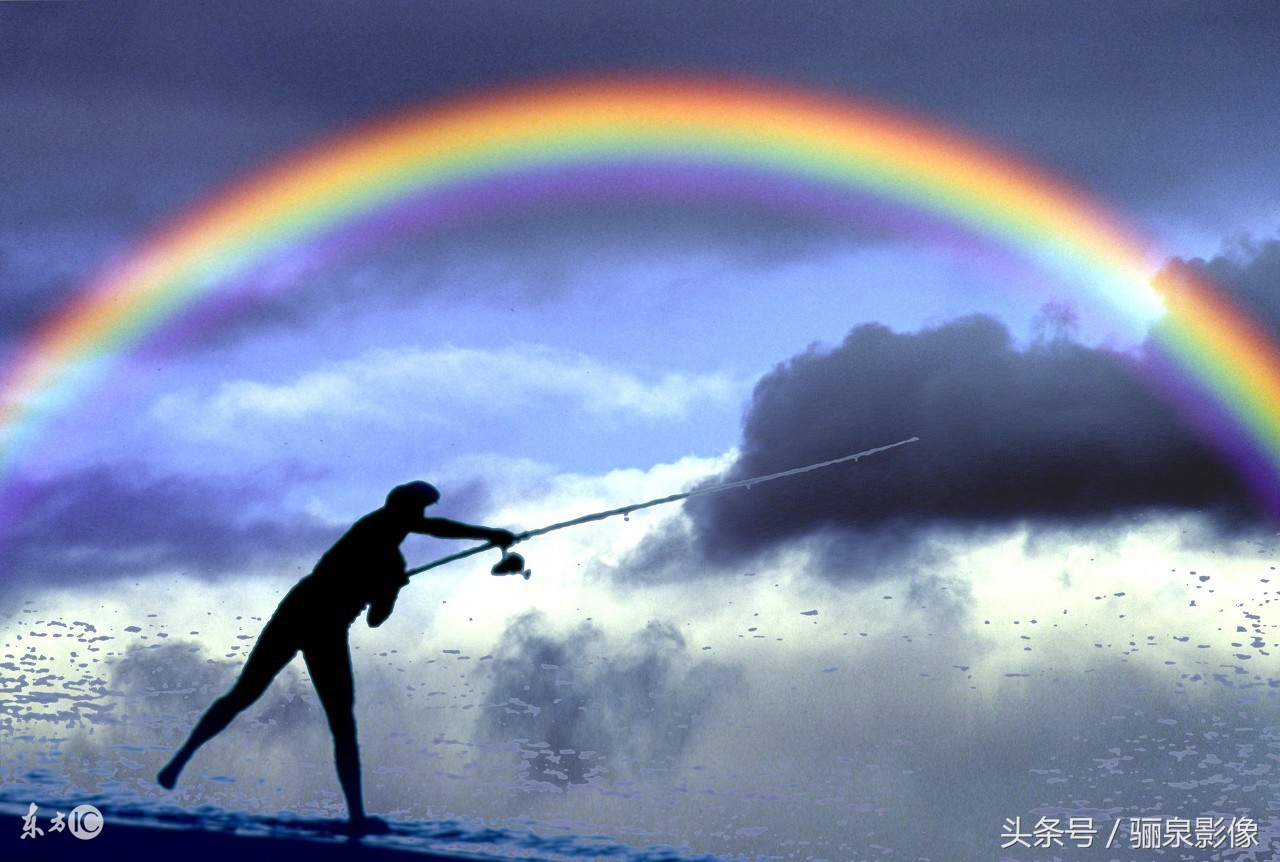 旅游遇到彩虹是幸运,旅行雪山拍照技巧