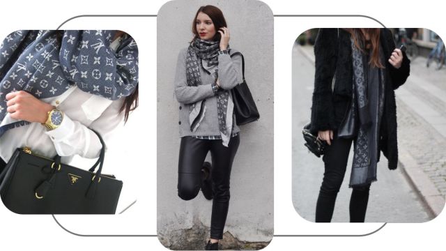 10款平价时髦又保暖的围巾,大牌时尚围巾lv