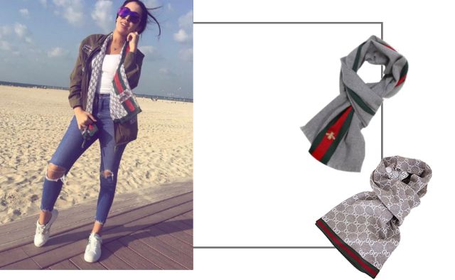 10款平价时髦又保暖的围巾,大牌时尚围巾lv