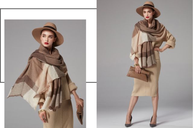 10款平价时髦又保暖的围巾,大牌时尚围巾lv