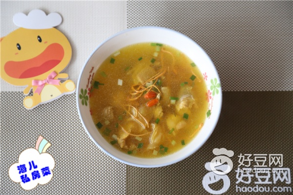 银耳花胶枸杞虫草花炖鸡的功效,花胶虫草花炖鸡的功效与功能