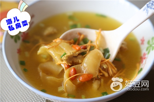 银耳花胶枸杞虫草花炖鸡的功效,花胶虫草花炖鸡的功效与功能