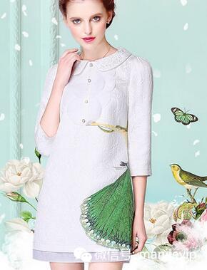 新款法式复古气质优雅时尚连衣裙 (高贵复古连衣裙)