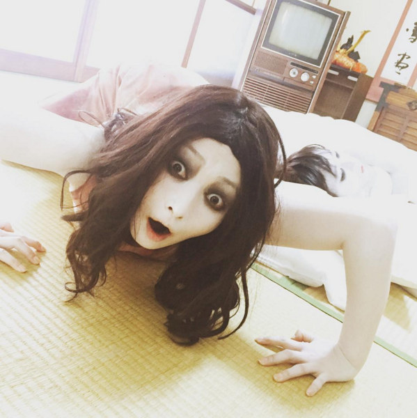 贞子和伽椰子恐怖片段,贞子vs伽椰子高能片段