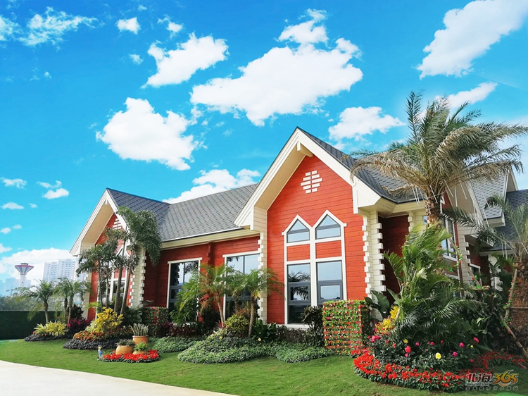 北海木质豪宅,北海中式豪宅