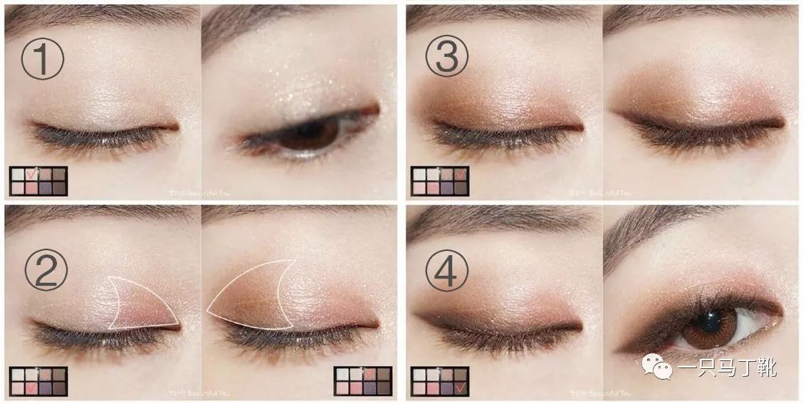 lagirl眼影465画法教程单眼皮,肿眼皮单眼皮怎么画眼影