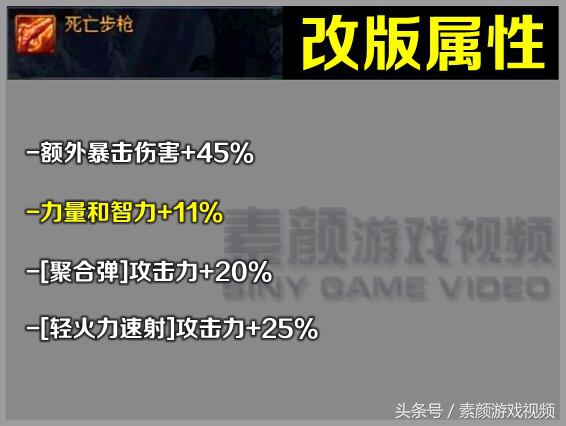 DNF：制作史诗死亡步枪详解，改版或使聚合弹伤害超神？