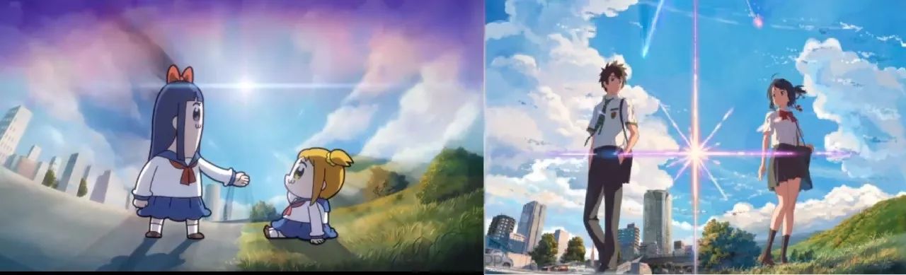 pop子和pipi美的日常是什么画风,pop子和pipi美的日常梗的出处