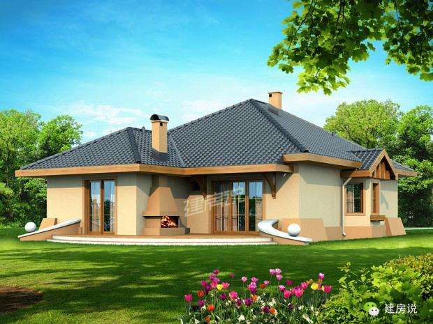 法式壁炉农村小别墅图,带壁炉的农村小别墅设计图