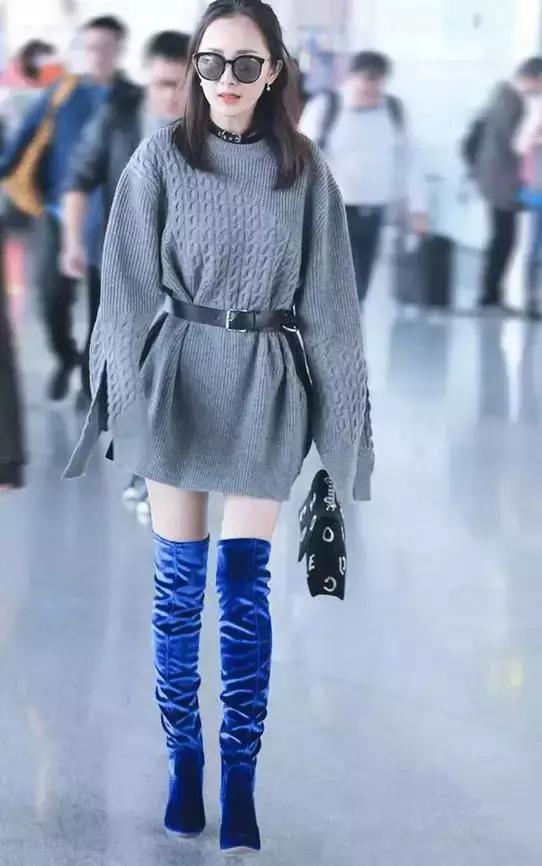 杨幂和热巴穿同款连衣裙,从杨幂赵丽颖到热巴肖战