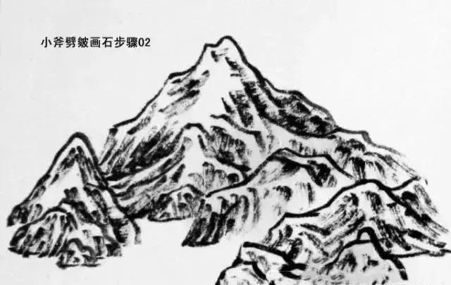 山石画教程全过程,山石绘画技巧