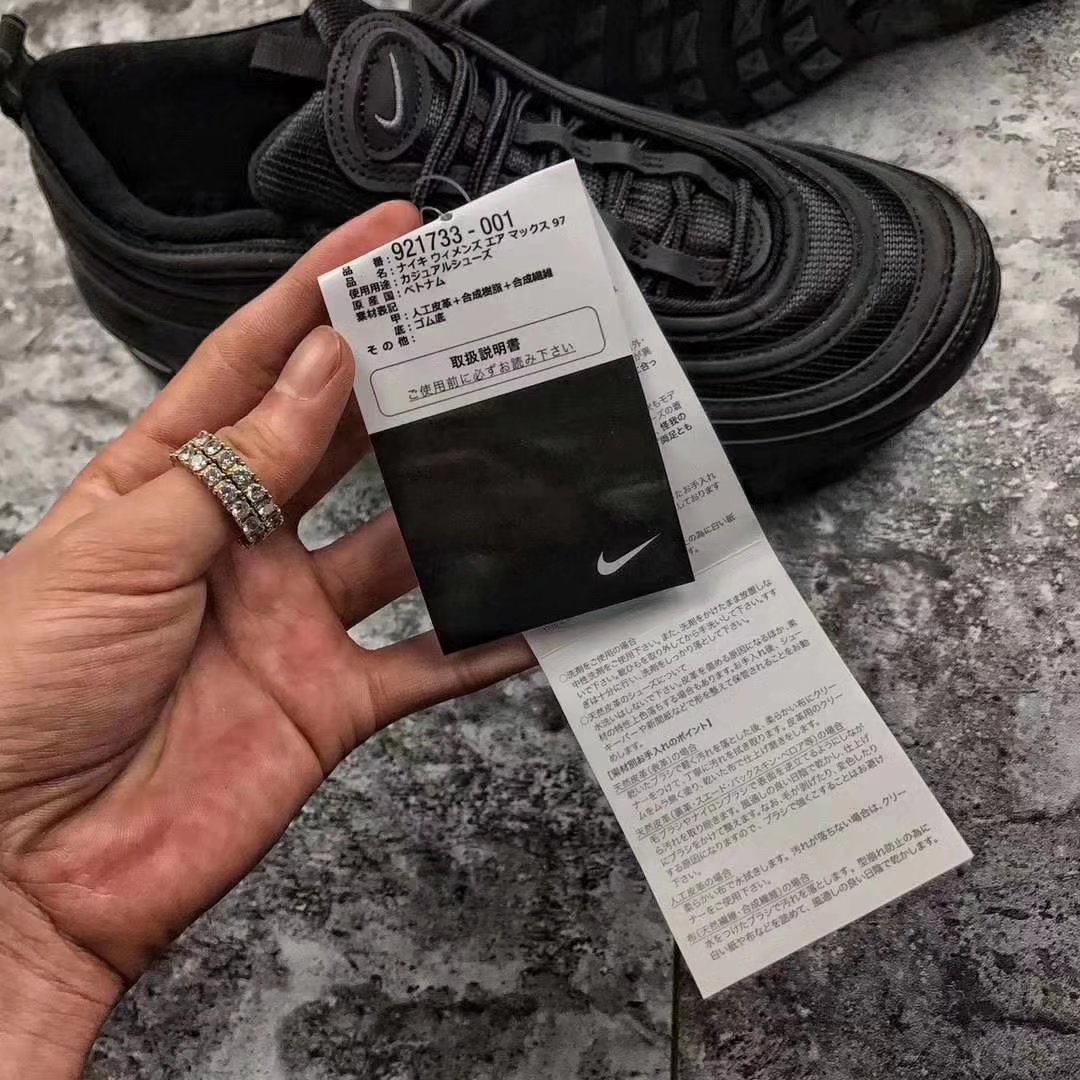 nikeairmax97黑子弹五条杠,nikeairmax97经典新款纯原子弹头