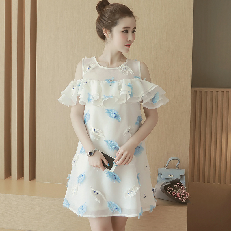 韩版连衣裙中老年减龄显瘦洋气 (显瘦韩版连衣裙)