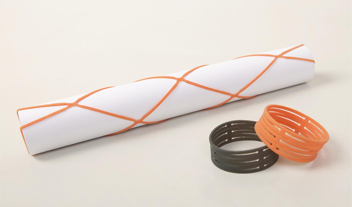 拉花橡皮筋视频,一次性彩色橡皮筋拉花